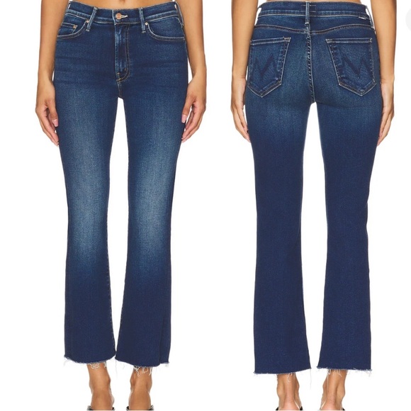 The Outsider High Rise Ankle Fray Flare Jeans in Uncharted - Picture 1 of 8